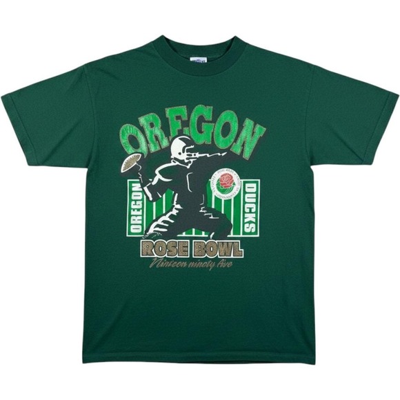 Garment Graphics Activewear Other - Vintage Oregon Ducks 1995 Rose Bowl T-Shirt Mens L Made In USA Single Stitched